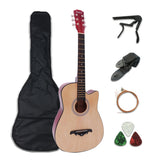 41/38 Inch Acoustic Guitar for Travel Beginners Adults