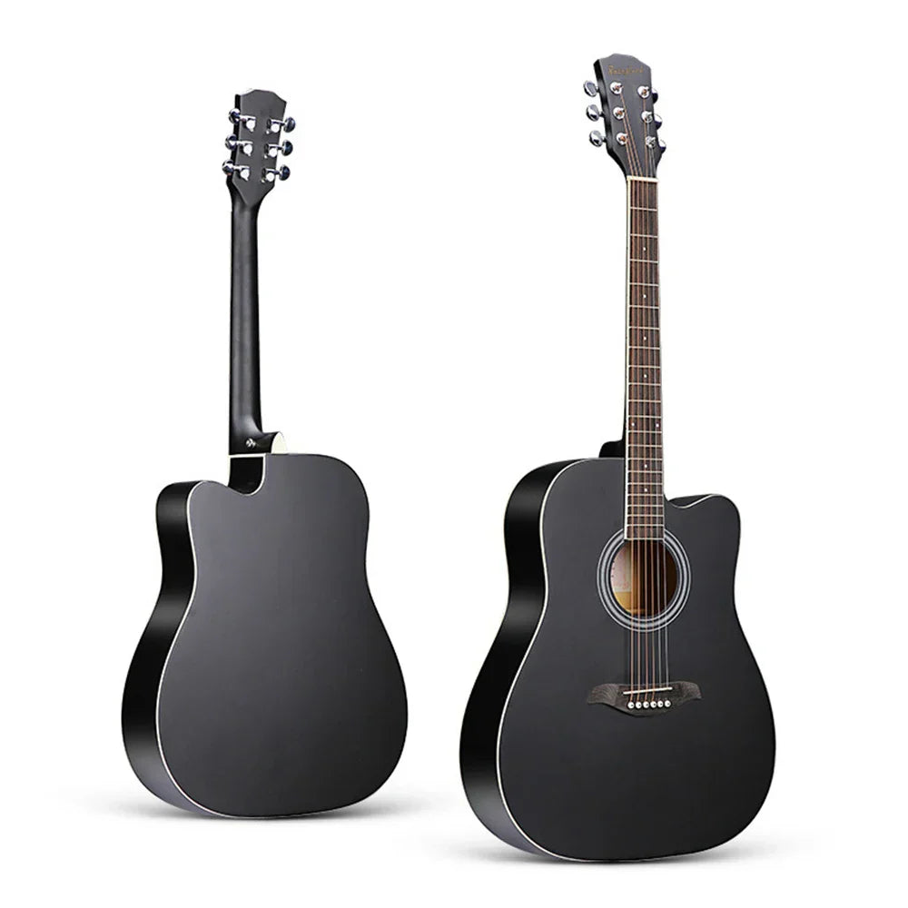 41/38 Inch Acoustic Guitar for Travel Beginners Adults