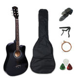 41/38 Inch Acoustic Guitar for Travel Beginners Adults