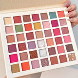 42 Colors Cute Girl Eyeshadow Palette Glitter Pearlescent