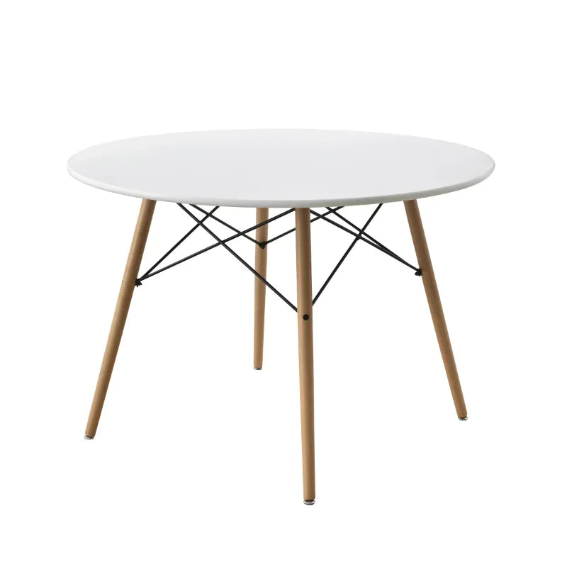 42inch Round Modern Dining Table Mid Century Style,