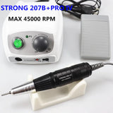 45000Rpm Electric Nail Drill Strong 207B 65W Manicure