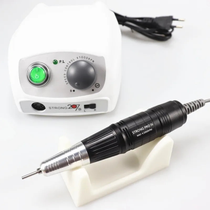 45000Rpm Electric Nail Drill Strong 207B 65W Manicure