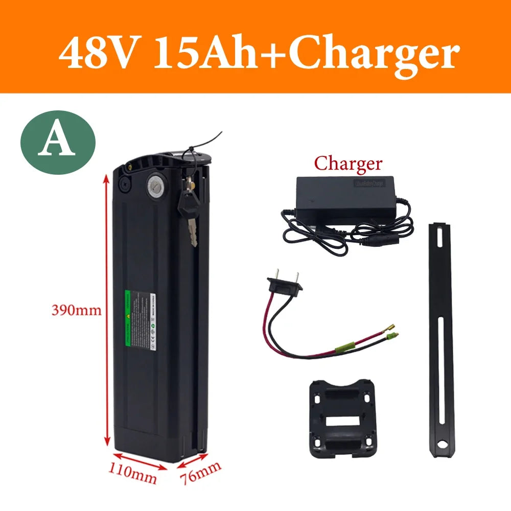 48V 10Ah 15Ah 20Ah For Silverfish Electric Bike