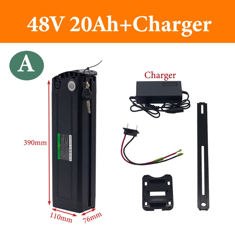 48V 10Ah 15Ah 20Ah For Silverfish Electric Bike