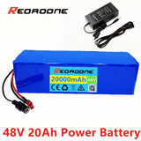 48v Lithium ion Battery 48V 20Ah 1000W 13S3P