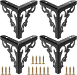 4Pcs 15/12cm New Style Metal Polished Sofa Chair