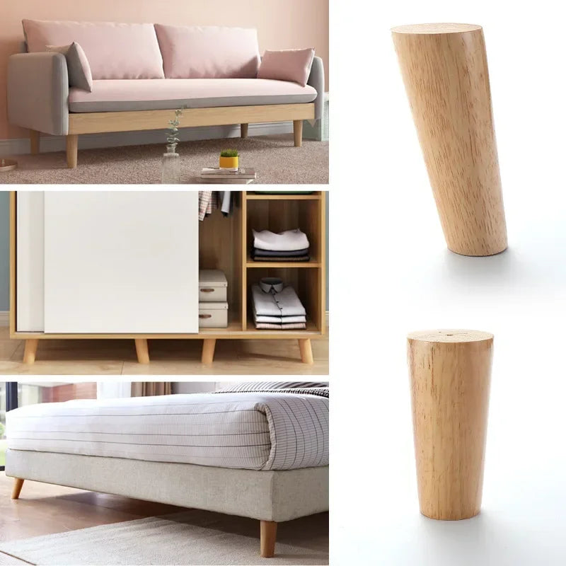 4Pcs Furniture Legs Stool Sofa Table Computer Desk