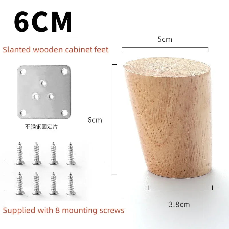 4Pcs Furniture Legs Stool Sofa Table Computer Desk