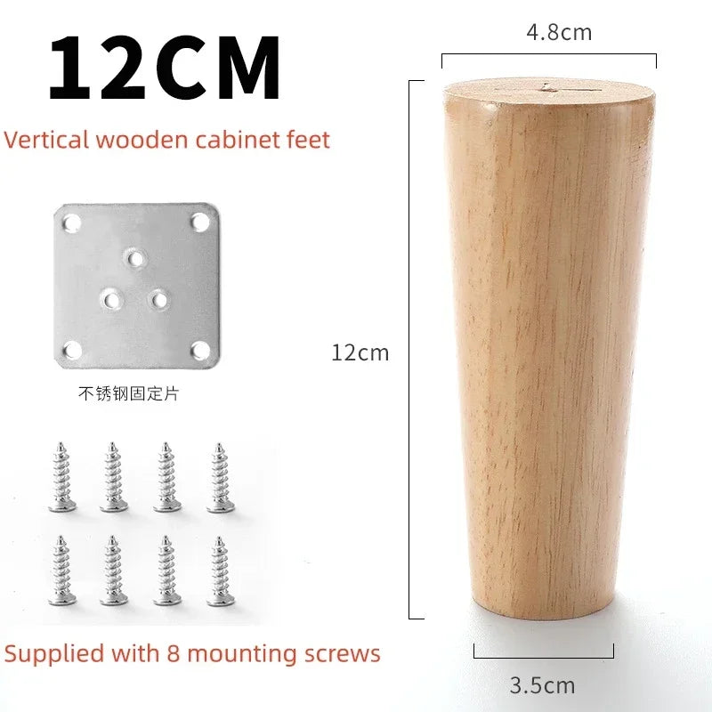 4Pcs Furniture Legs Stool Sofa Table Computer Desk