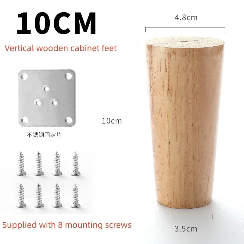 4Pcs Furniture Legs Stool Sofa Table Computer Desk