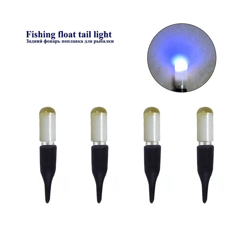 4Sets Electric Fishing Floats Tail LED Electronic Light+4