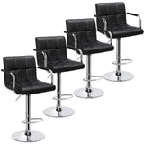 4pcs Adjustable Bar Stools Kitchen Counter Barstools Bar/Counter