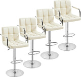 4pcs Adjustable Bar Stools Kitchen Counter Barstools Bar/Counter