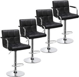 4pcs Adjustable Bar Stools Kitchen Counter Barstools Bar/Counter