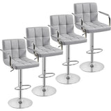 4pcs Adjustable Bar Stools Kitchen Counter Barstools Bar/Counter
