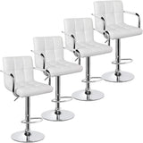 4pcs Adjustable Bar Stools Kitchen Counter Barstools Bar/Counter