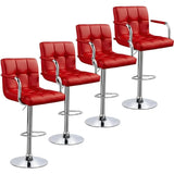 4pcs Adjustable Bar Stools Kitchen Counter Barstools Bar/Counter