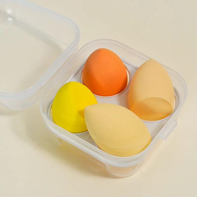 4pcs Makeup Sponge Set Face Beauty Powde Beauty