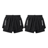 4pcs Men's Running Shorts Sport Shorts Athletics Marathon