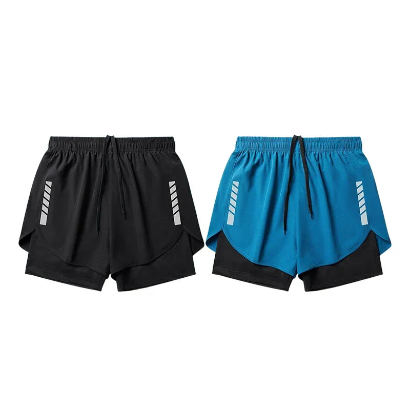 4pcs Men's Running Shorts Sport Shorts Athletics Marathon