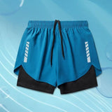 4pcs Men's Running Shorts Sport Shorts Athletics Marathon