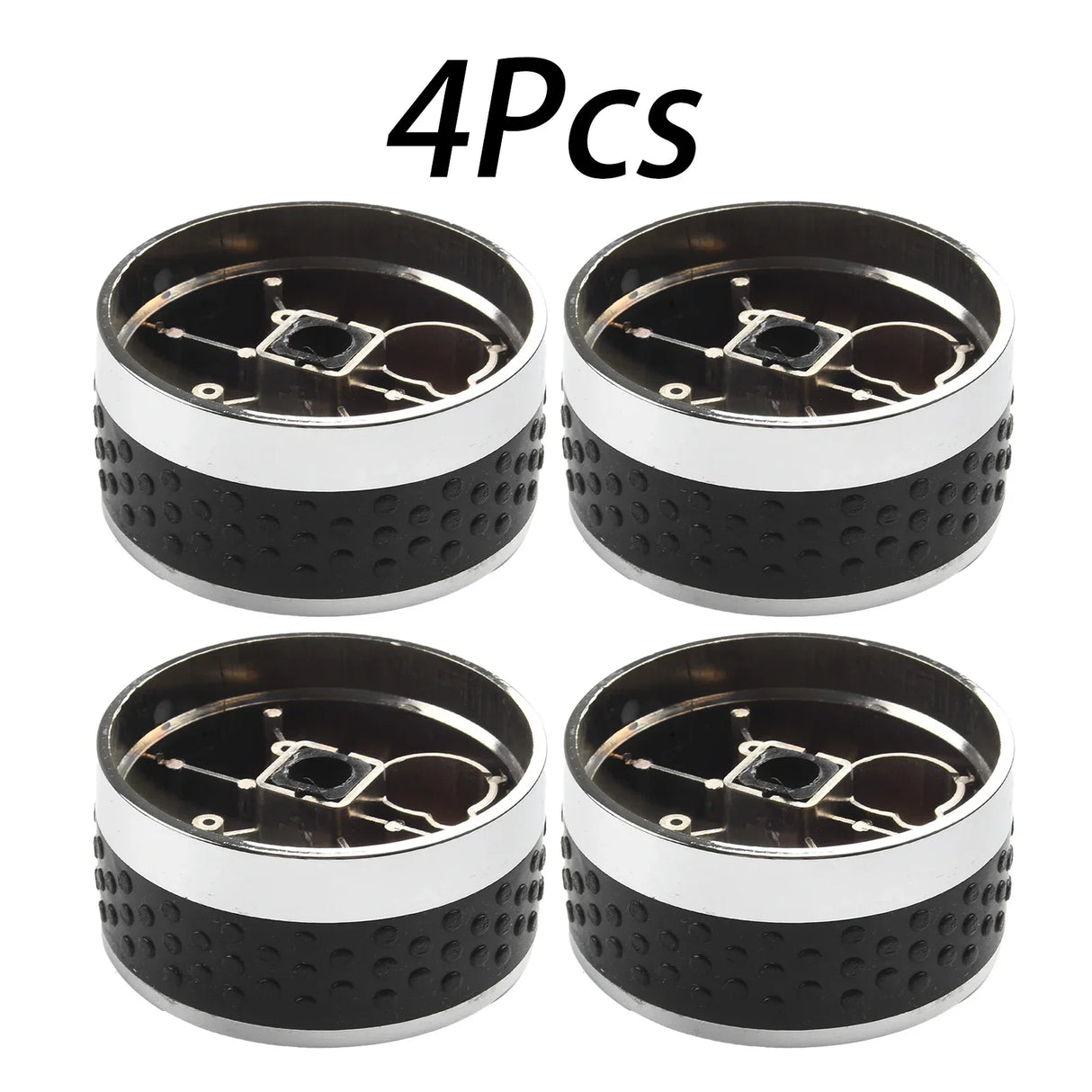 4xGas Grill Control Knobs Replacement Fits BBQ Gas