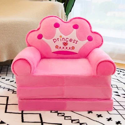 5%Disassembled Washed Kids Sofa Fashion Children Folding Cartoon