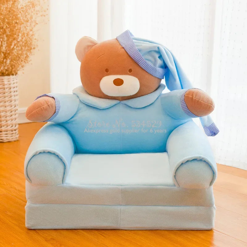 5%Disassembled Washed Kids Sofa Fashion Children Folding Cartoon