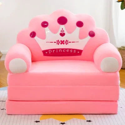 5%Disassembled Washed Kids Sofa Fashion Children Folding Cartoon