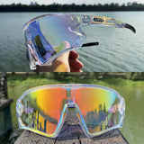 5 Lens UV400 Cycling Sunglasses TR90 Sports Bicycle
