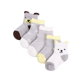 5 Pairs/Lot Baby Socks For Newborns Infant Cute