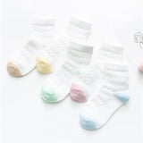5 Pairs/Lot Baby Socks For Newborns Infant Cute