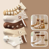 5 Pairs/lot 2022 Kids Boys Autumn Girl Socks