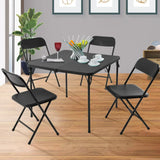 5 Piece Resin Card Table and Four Chairs