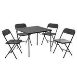 5 Piece Resin Card Table and Four Chairs