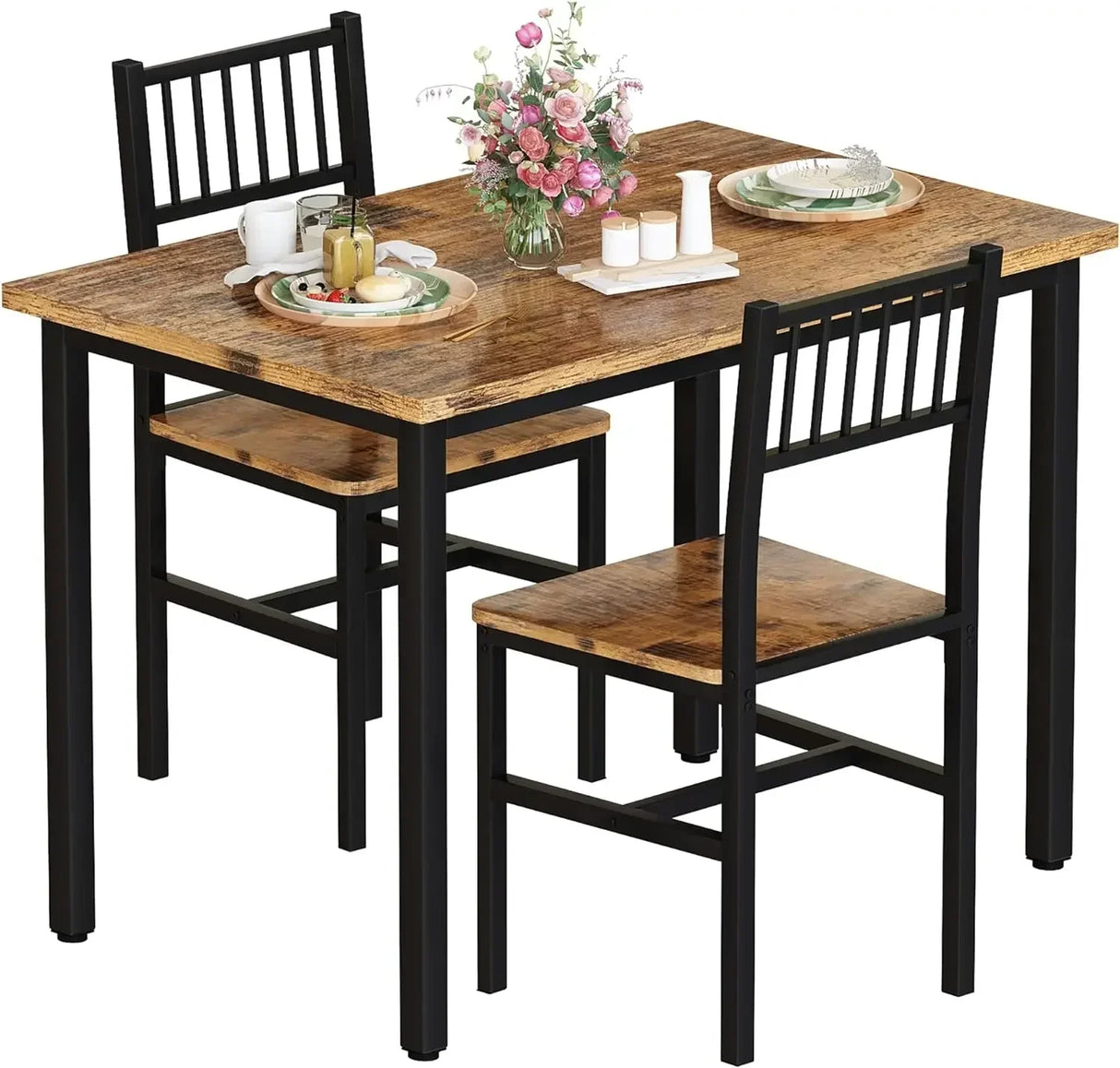 5 Pieces Dining Table Set, Kitchen Table Set