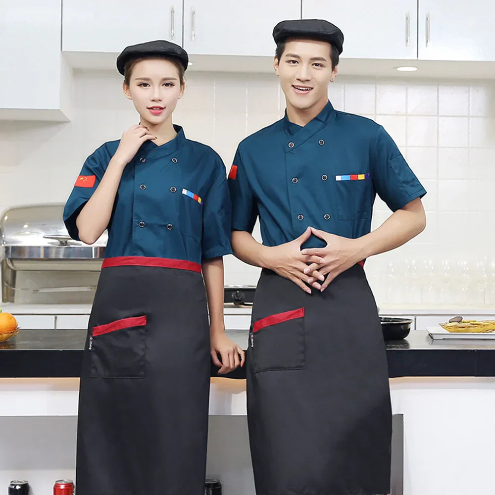 5colors new wholesale Chef Jacket Hotel Chefs Uniform