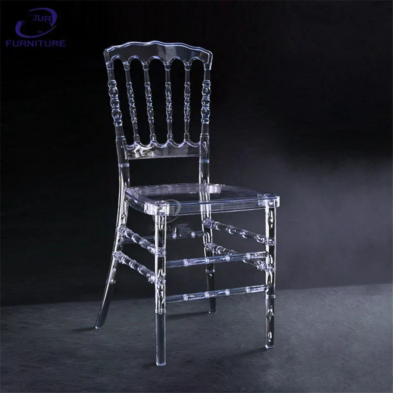 50 Pcs Hot Crystal Chiavari Detachable Clear Acrylic