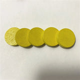 50 Pieces 25*5mm Colorful Wooden Circle Plate Chips