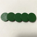50 Pieces 25*5mm Colorful Wooden Circle Plate Chips