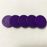 50 Pieces 25*5mm Colorful Wooden Circle Plate Chips