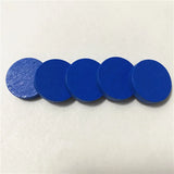 50 Pieces 25*5mm Colorful Wooden Circle Plate Chips