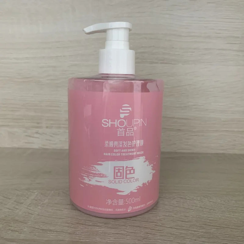 500ML Hair Quick Hair Color Shampoo Lasting Security