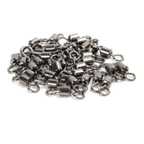 500pcs Bearing Swivel Fishing Connector Stainless Steel Carp