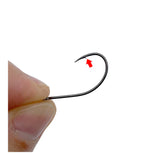 50Pcs 8001# lure hook big eye hook Thin