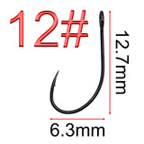 50Pcs 8001# lure hook big eye hook Thin