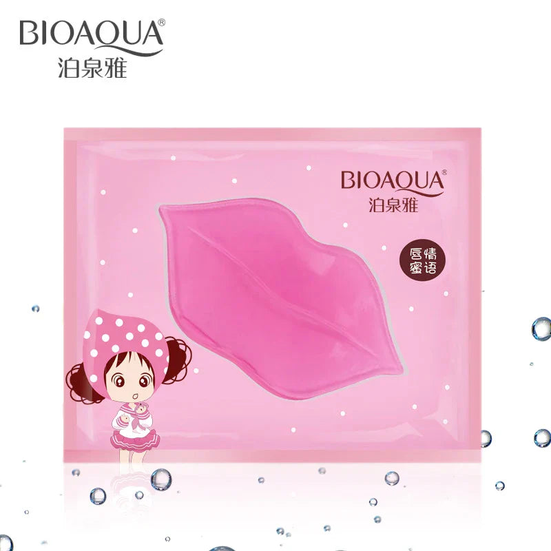 50pcs BIOAQUA Plumper Crystal Collagen Lip Mask Pads