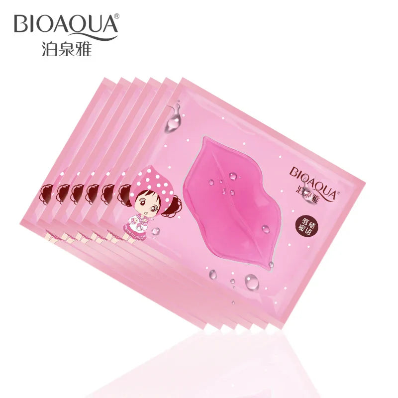 50pcs BIOAQUA Plumper Crystal Collagen Lip Mask Pads