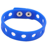 50pcs Wholesale 18cm Silicone Rainbow Color Wristbands Bracelets